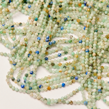 Jadeit australijski kulka fasetowana 3mm