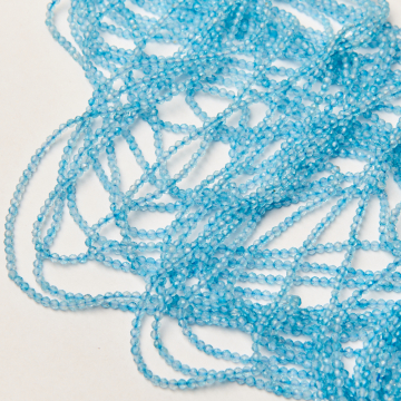 Topaz niebieski kulka fasetowana 2,5mm