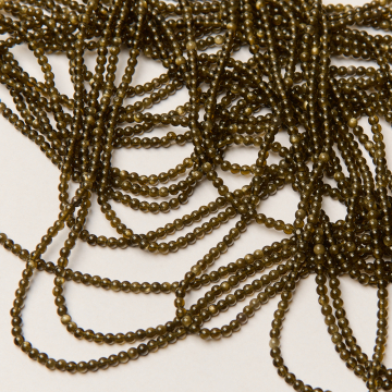 Obsydian złoty kulka gładka 3mm