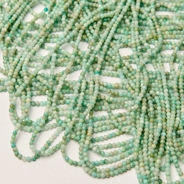 Amazonit kulka gładka 3mm