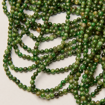 Diopsyt kulka gładka 4mm