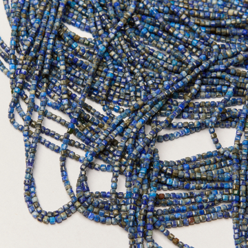 Lapis lazuli kostka fasetowana 2x2mm