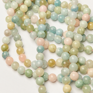Morganit kulka gładka 10mm