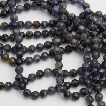 Iolit kulka fasetowana 6mm