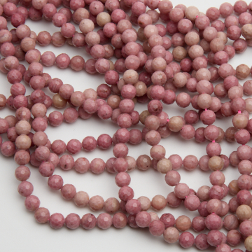 Rodochrozyt kulka fasetowana 6mm