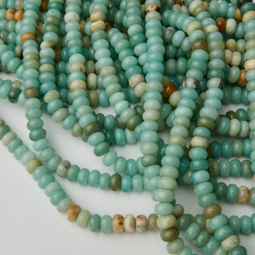 Amazonit oponka gładka 8x5mm