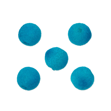 Kulki welurowe 12mm niebieskie
