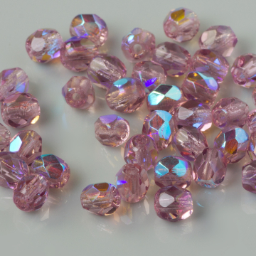 Fire Polish Amethyst AB (X20040) 4mm