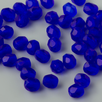 Fire Polish Matte Cobalt (M30090) 4mm