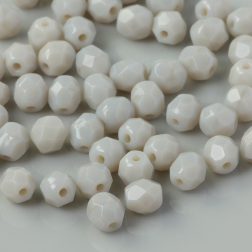 Fire Polish Opaque Grey (43010) 4mm