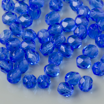 Fire Polish Sapphire (30050) 4mm