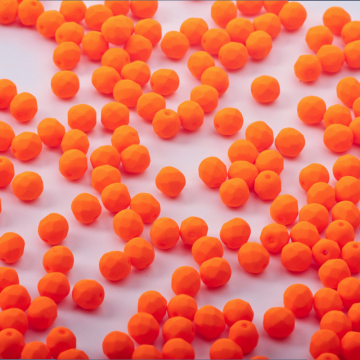 Fire-Polish Neon - Orange (25122AL)  6mm