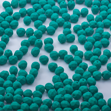 Fire-Polish Neon - Dk Emerald (25128AL)  6mm