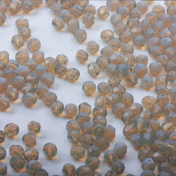 Fire-Polish Opaque Lt Gray (41000)  6mm