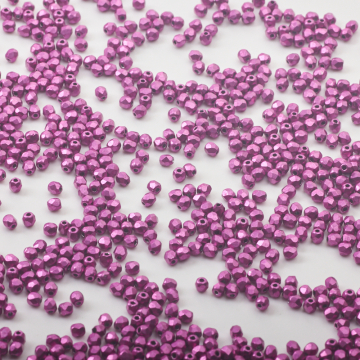 Firepolish - ColorTrends Sueded Gold Fuchsia Red (08A04)  2mm