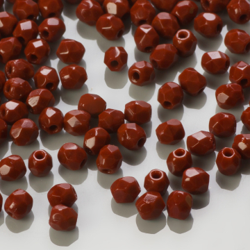 Fire Polish Opaque Burgundy (13630) 3mm