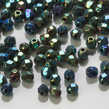 Fire Polish Iris Green (21455JT) 3mm