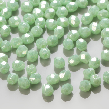 Fire Polish Luster - Opaque Azur Turquoise (L54200) 3mm