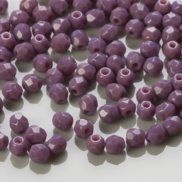 Fire Polish Opaque Purple (23030) 3mm