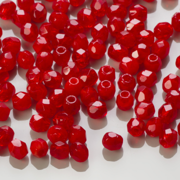 Fire Polish Opal Red (91250) 3mm