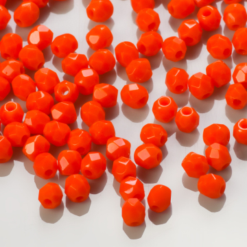 Fire Polish Opaque Light Red (93140) 3mm