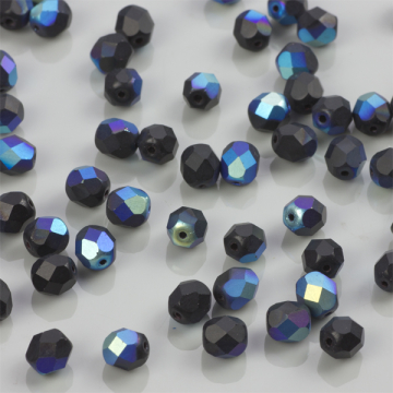 Fire Polish Matte - Jet AB (MX23980) 6mm