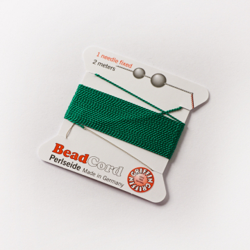 Nici jedwabne z igłą green 0,7mm