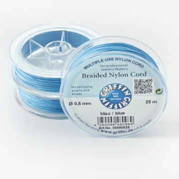 Griffin nylonowy sznurek do makramy blue 0,5mm