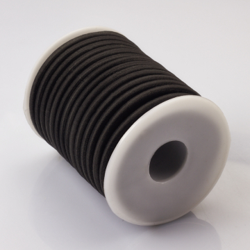 Tuba kauczukowa w oplocie 5mm czarna