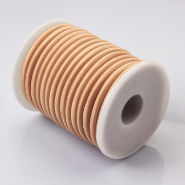 Tuba kauczukowa w oplocie 5mm piaskowa