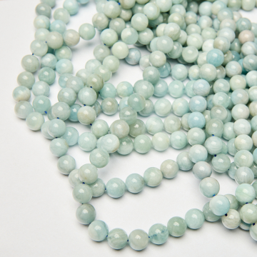 Akwamaryn kulka gładka 10mm