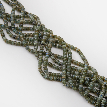 Labradoryt krążek płaski 6x2,5mm