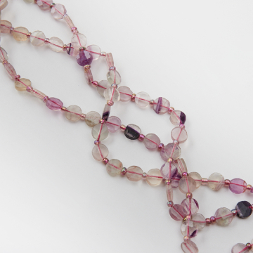 Fluoryt krążek fasetowany 8x3,5mm