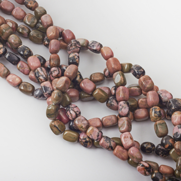 Rodonit bryłka prostokątna 12x8mm