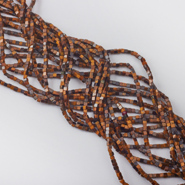 Tygrysie oko kostka gładka 2,5mm