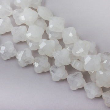 Kryształ górski koniczynka marokańska fasetowana 12,5mm