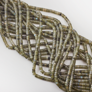 Labradoryt krążek gładki 2,5x4,5mm