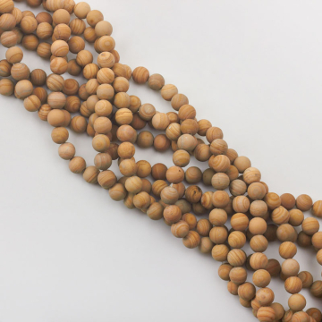Jaspis drzewny kulka matowa 8,5mm
