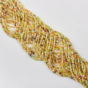 Agat cytrynowy kulka fasetowana 3,5mm