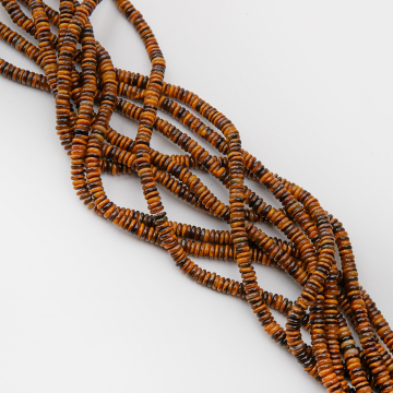 Tygrysie oko krążek gładki 2x6,5mm