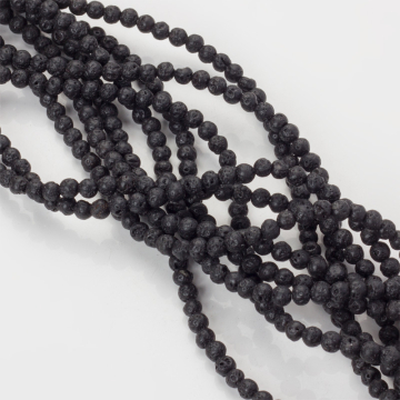 Lawa czarna matowa kulka 4,5mm