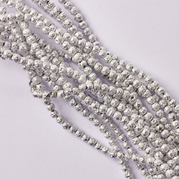 Lawa kulka platerowana srebrna 5mm