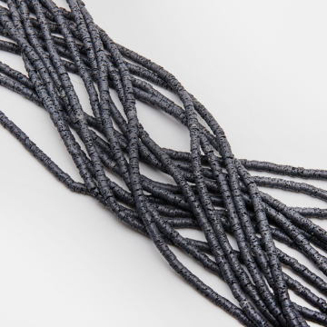 Lawa wulkaniczna lakierowana krążek grafitowy 4x2mm