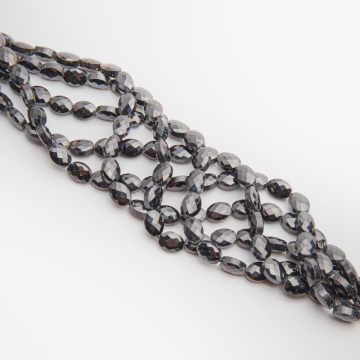 Onyks owal fasetowany 8,5x6,5mm