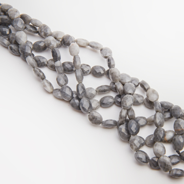 Sokole oko owal fasetowany 8,5x6,5mm