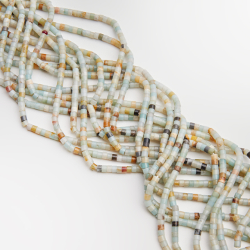 Amazonit krążek gładki 2,5x3,5mm