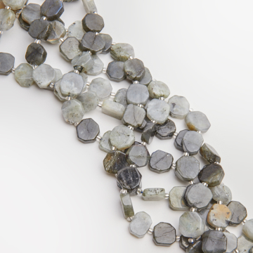 Labradoryt moneta nieregularna 10-16mm