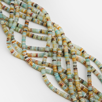 Amazonit krążek gładki 6,5x2mm