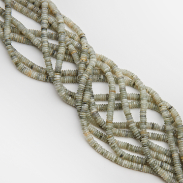 Labradoryt krążek gładki 6x2mm