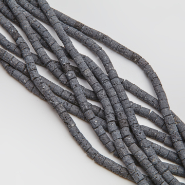 Lawa wulkaniczna walec gładki 6x6mm